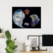 Alice en de Kikkervoetman ART PRINT Wonderland (Thuiskantoor)