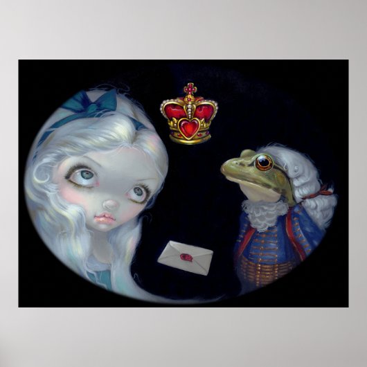 Alice en de Kikkervoetman ART PRINT Wonderland (Voorkant)