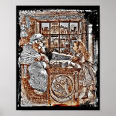 Alice en de Knitting Sheep Poster (Voorkant)