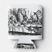 Alice en de Mad Hatter Tea Party geschenken Blikjeskoeler (Achterkant)