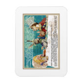 Alice en de Mad Hatter Tea Party Magneet (Verticaal)