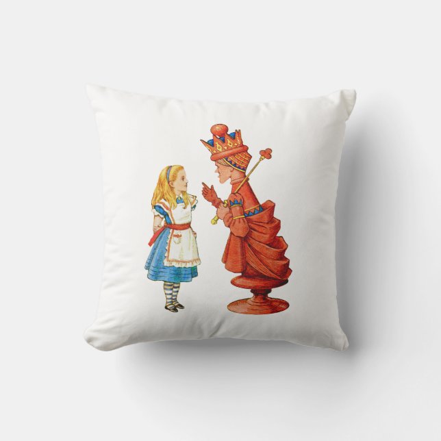Alice en de Rode Koningin Kussen (Voorkant)