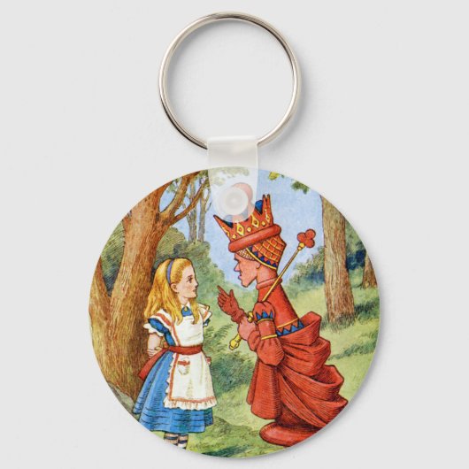 ALICE EN DE RODE KONINGIN SLEUTELHANGER (Voorkant)