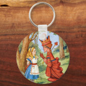 ALICE EN DE RODE KONINGIN SLEUTELHANGER (Voorkant)
