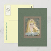 Alice en de Rosebush Fairy, briefkaart (Voorkant / Achterkant)