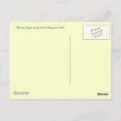 Alice en de Rosebush Fairy, briefkaart (Achterkant)