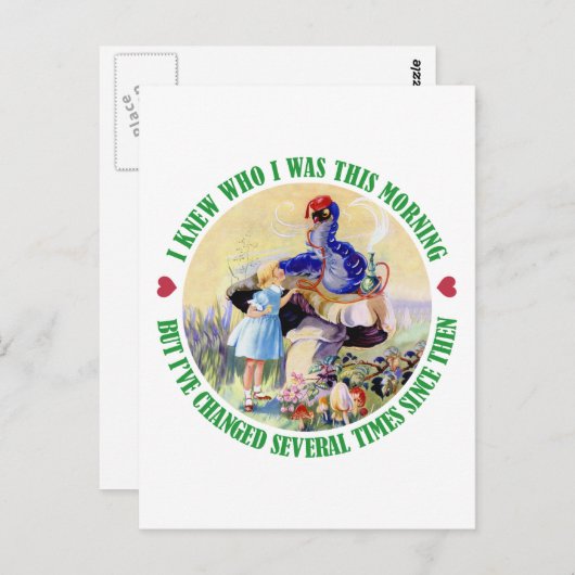 ALICE EN DE RUPS BRIEFKAART (Voorkant / Achterkant)