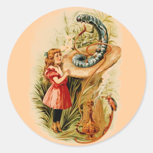 Alice en de Stickers van de Caterstrand Round (Voorkant)