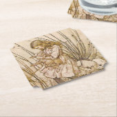 Alice en de Varken Baby 1 Kartonnen Onderzetters (Gekanteld)