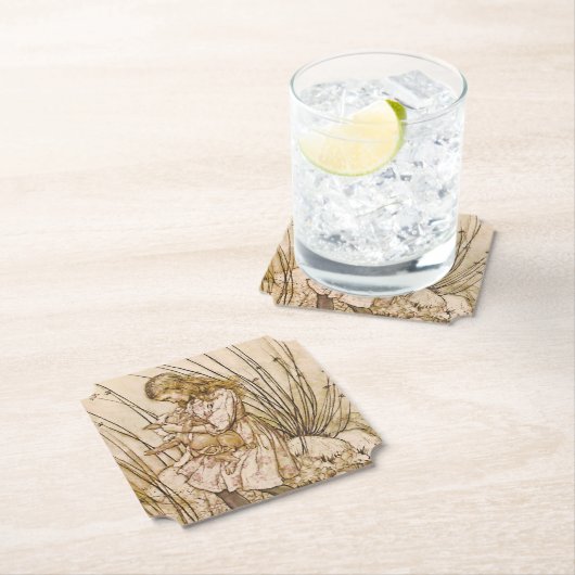 Alice en de Varken Baby 1 Kartonnen Onderzetters (Insitu)