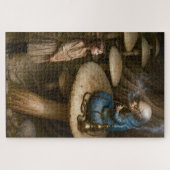 Alice en de waterpijprokende rups legpuzzel (Horizontaal)