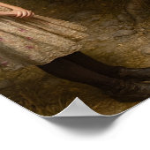 Alice en de waterpijprokende rups poster (Hoek)
