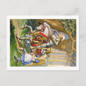 Alice en de White Knight in Wonderland Briefkaart (Voorkant)