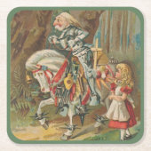 Alice en de White Knight Kartonnen Onderzetters (Voorkant)