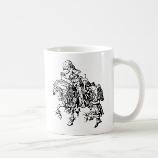 Alice en de White Knight Koffiemok (Rechts)