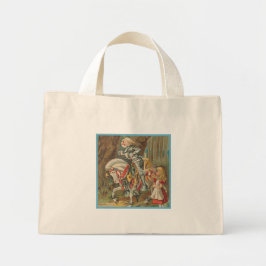 Alice en de White Knight Mini Tote Bag
