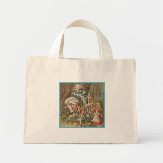 Alice en de White Knight Mini Tote Bag (Voorkant)