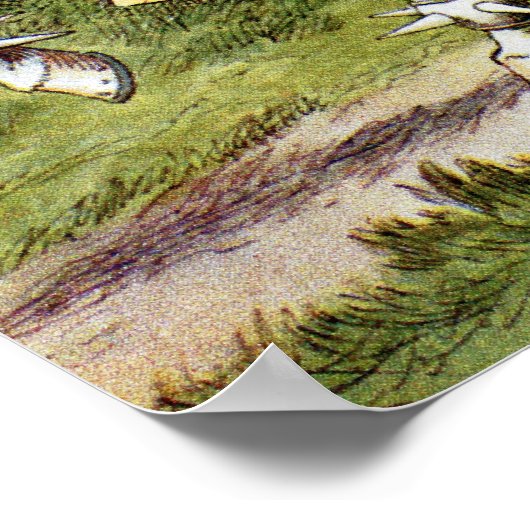 Alice en de White Knight Poster (Hoek)