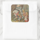 Alice en de White Knight Sticker (Tas)