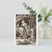 Alice en de Witte Knight Briefkaart (Staand voorkant)
