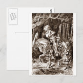 Alice en de Witte Knight Briefkaart (Voorkant / Achterkant)