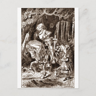 Alice en de Witte Knight Briefkaart