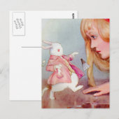 ALICE EN DE WITTE KONIJN BRIEFKAART (Voorkant / Achterkant)