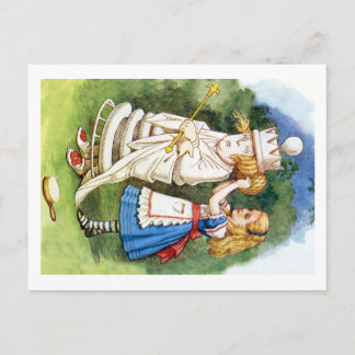 Alice en de Witte Koningin Briefkaart