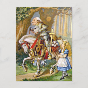 Alice en de Witte Ridder in Sprookjesland Briefkaart