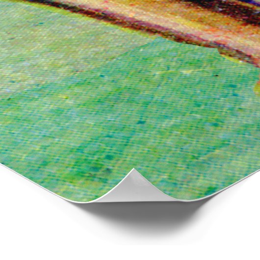 Alice en Dinah in de Big Red Stoel Poster (Hoek)