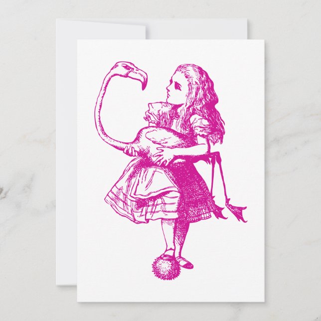 Alice en Flamingo Inked Pink (Voorkant)