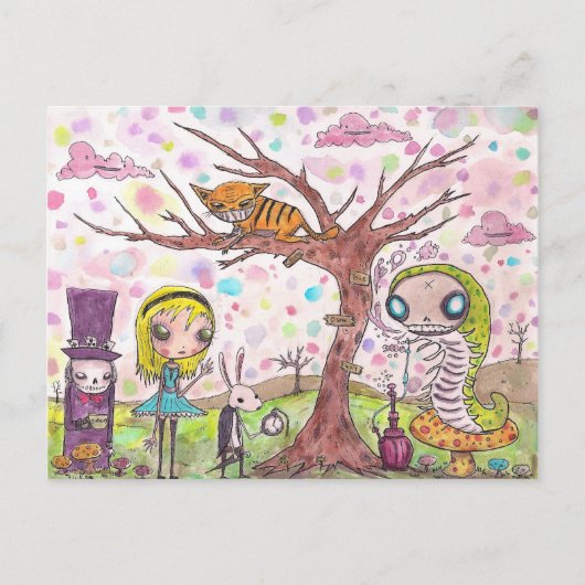 Alice en Friends Briefkaart (Voorkant)