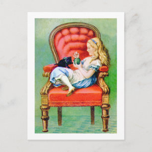 ALICE EN HAAR KAT, DINAH BRIEFKAART