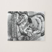 Alice en haar Kitten Legpuzzel (Horizontaal)