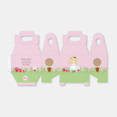 Alice en haar Tea Party Bedankdoosjes (Uitgevouwen)