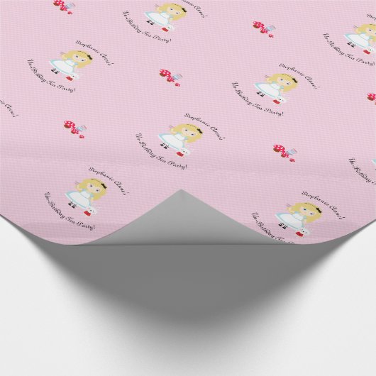 Alice en haar Tea Party Cadeaupapier (Hoek)