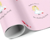 Alice en haar Tea Party Cadeaupapier (Rol Hoek)