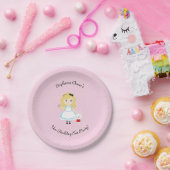Alice en haar Tea Party Papieren Bordje (Feest)