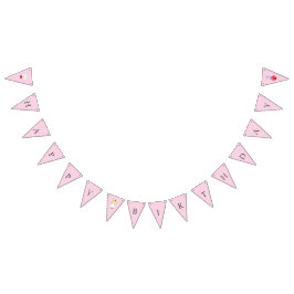 Alice en haar Tea Party Vlaggetjes