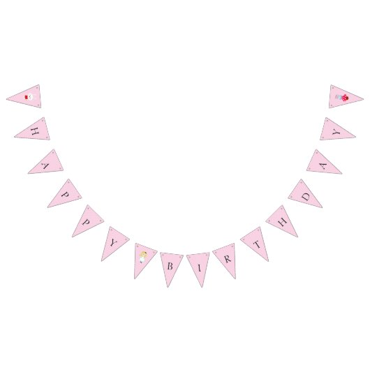 Alice en haar Tea Party Vlaggetjes (Alle)