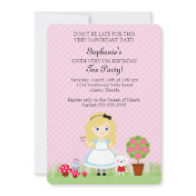 Alice en haar theekransje