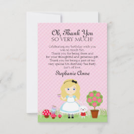 Alice en haar theepartij kaart