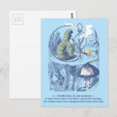 Alice en het Briefkaart van de Caterpijler (Voorkant / Achterkant)