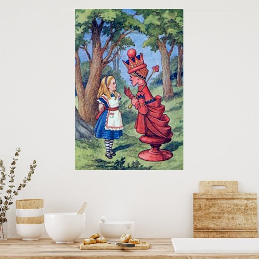 Alice en het Poster van de Rode koningin (Keuken)