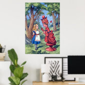 Alice en het Poster van de Rode koningin (Thuiskantoor)