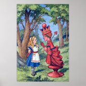 Alice en het Poster van de Rode koningin (Voorkant)