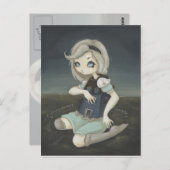 Alice en het Witte briefkaart van het Konijnenhuis (Voorkant / Achterkant)