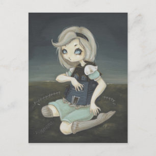 Alice en het Witte briefkaart van het Konijnenhuis