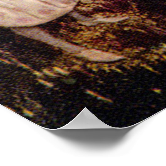 "Alice en het witte konijn" Poster (Hoek)