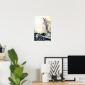 Alice en het witte konijn poster (Thuiskantoor)